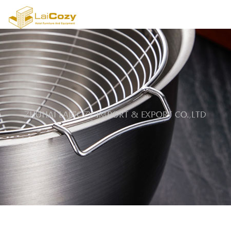 Coador de Aço Inoxidável de Cozinha S/S Colher de Peneira Frita