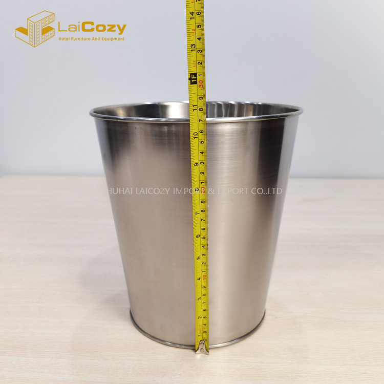 Caixotes de lixo internos de aço inoxidável de novo design de quarto de hotel