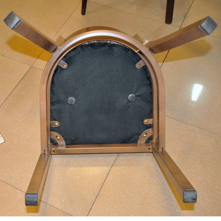 cadeira de jantar moderna com estrutura de aço para restaurante de hotel
