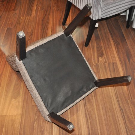 Cadeira de pintura preta durável com estrutura de metal de luxo para hotel 