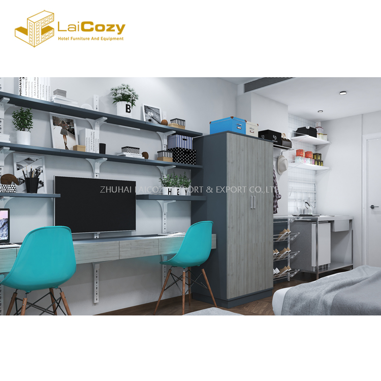 Apartamento Estudante Econômico Conjunto de Suítes Escola