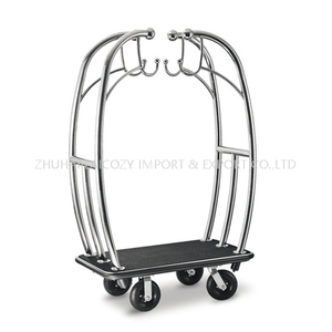 Carrinho de bagagem com rodas de hotel de design especial de luxo