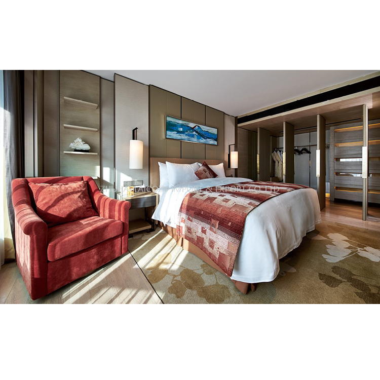 Mobília confortável do feriado moderno do hotel de 5 estrelas do resort