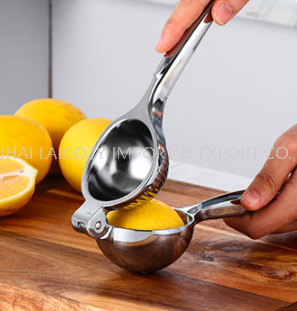 Espremedor manual de aço inoxidável de boa qualidade clipe de limão espremedor de suco de frutas prensa cidra
