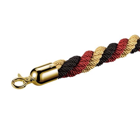 Gancho de ouro-vermelho-preto de três cores misto de policorda de titânio ouro usado em poste de escora