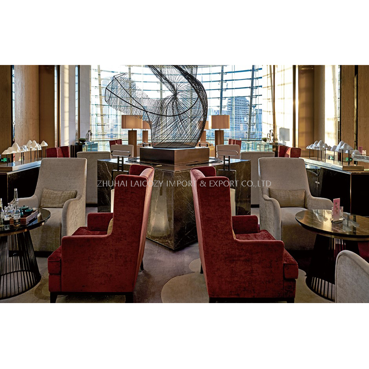 Hotel Lobby Bar Sofá Restaurante Jantar Clássicos Lounge Chair 