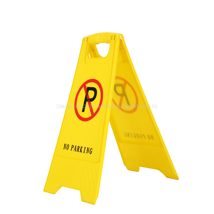  Placa de aviso de plástico amarelo amarelo