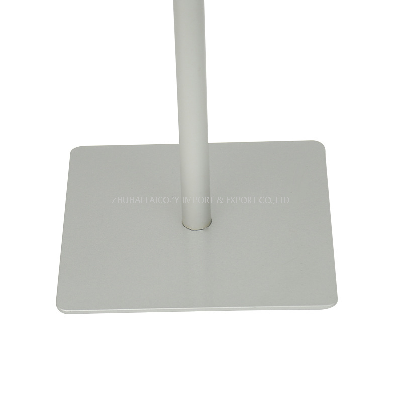  Suporte dispensador de desinfetante para as mãos com display de placa de alumínio A4