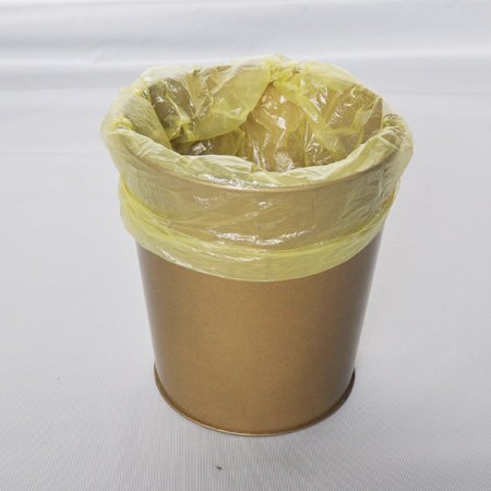 Caixote de lixo de metal interno para quarto de hotel