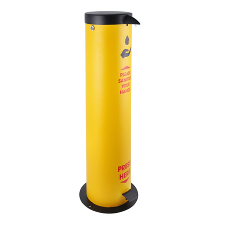 Suporte dispensador de cetimizador de pedal sem mão de chão