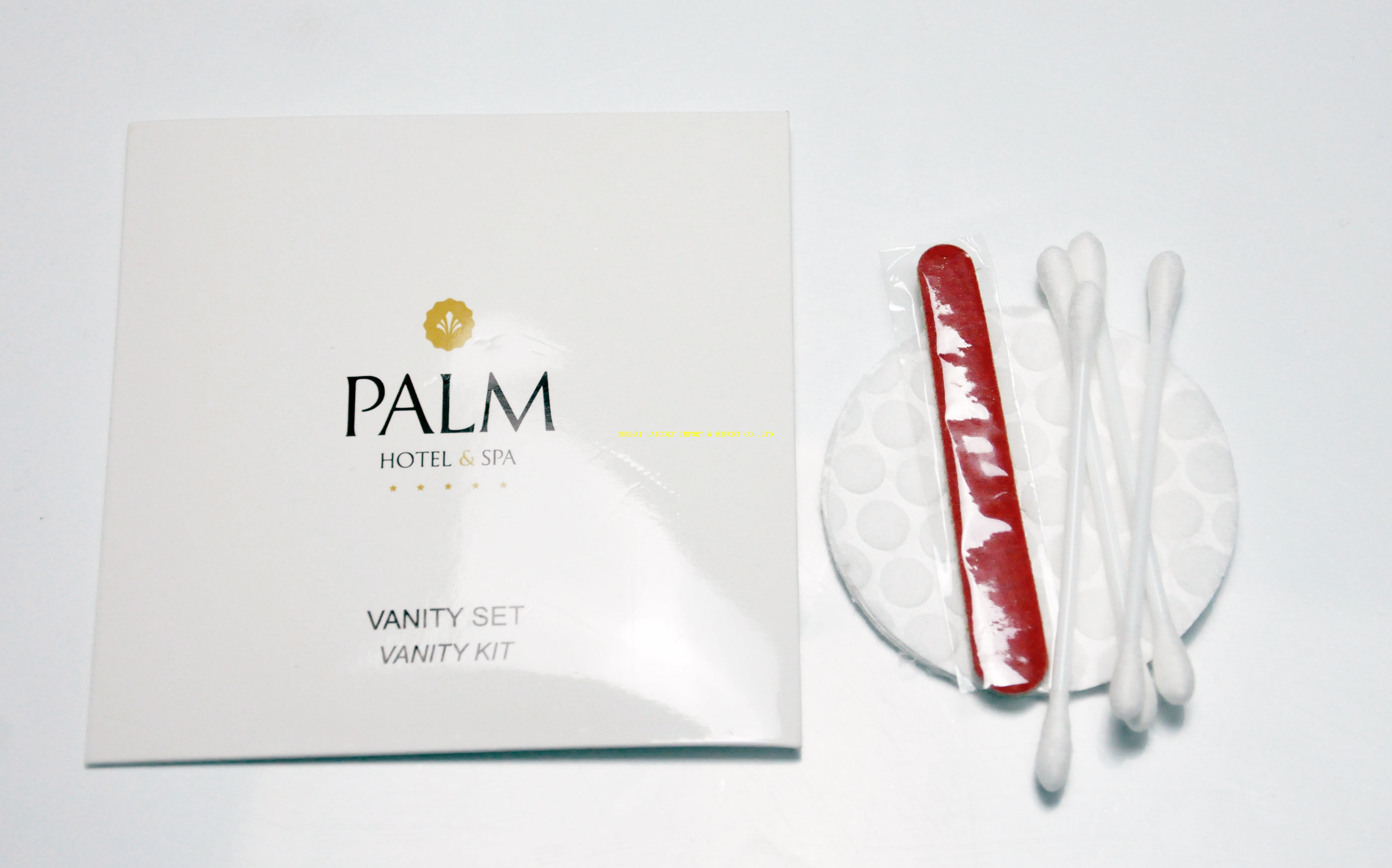 Conjunto de amenidades econômico personalizado de suprimentos para hotel PALM
